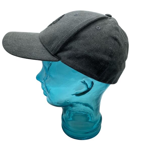 Willie G Skull Fitted Baseball Cap Harley Davidson Gray‎ Black Emblem unisex - Picture 3 of 7